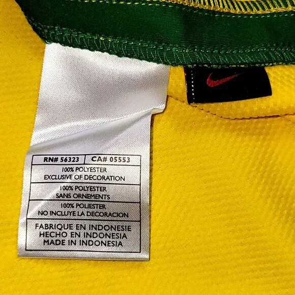 Ronaldinho Nike Brazil 2008 Soccer Jersey Shirt BNWT M SKU# 258949-703
